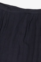 Vintage Navy Blue Midi Pencil Skirt (1990s)
