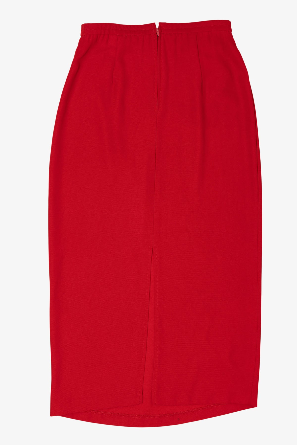 Vintage Red Jessica Howard Midi Pencil Skirt (1990s)