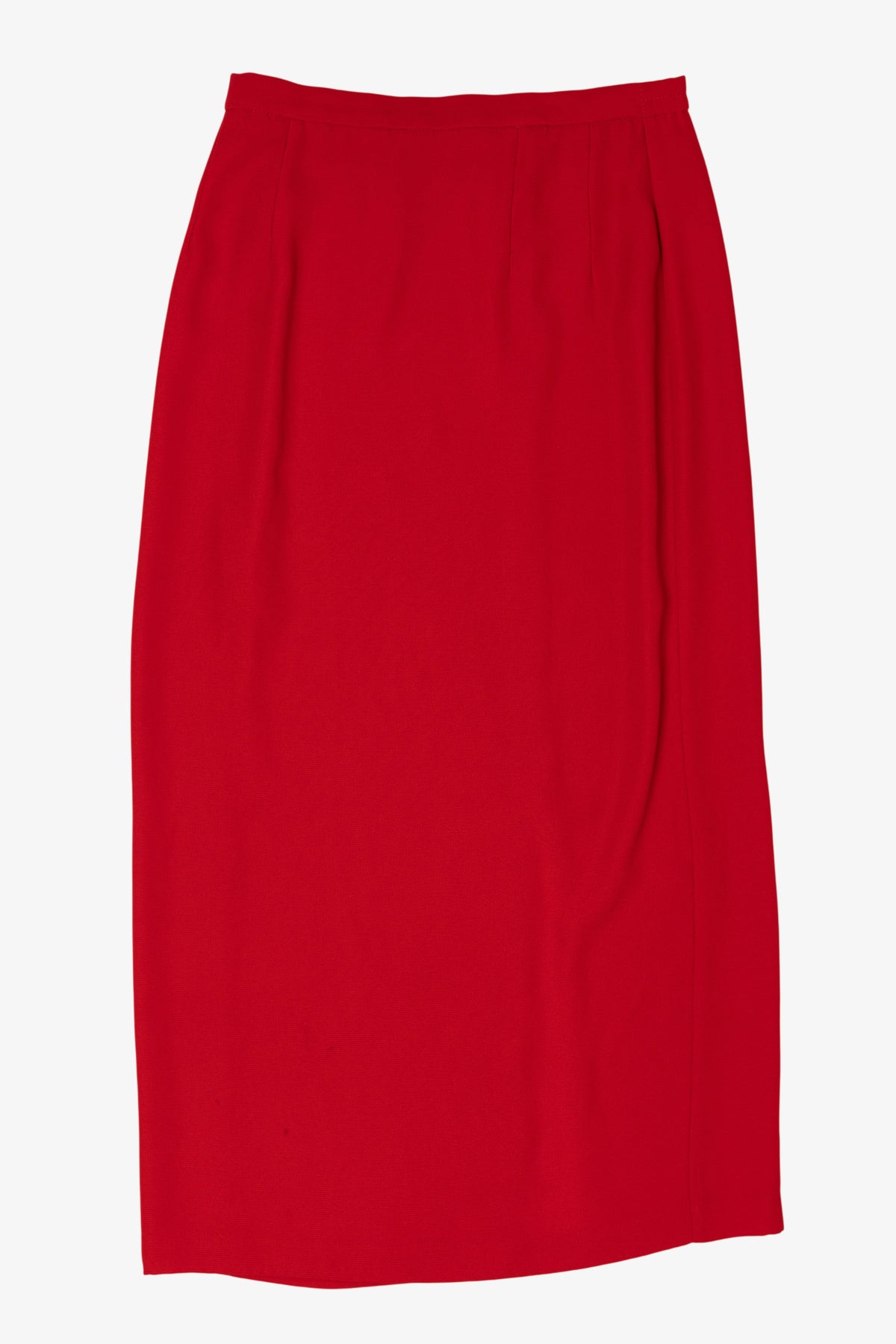 Vintage Red Jessica Howard Midi Pencil Skirt (1990s)