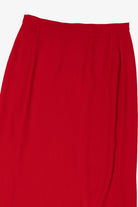 Vintage Red Jessica Howard Midi Pencil Skirt (1990s)