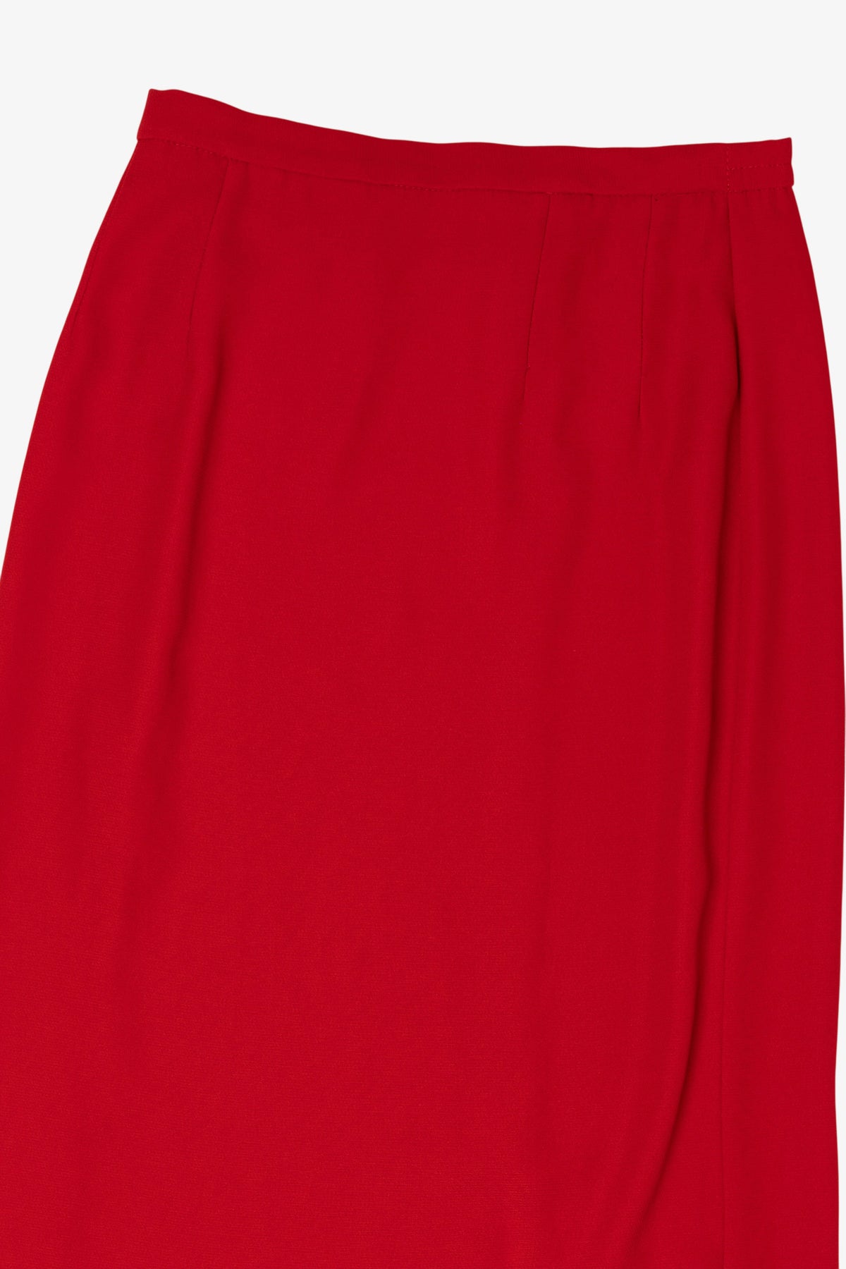 Vintage Red Jessica Howard Midi Pencil Skirt (1990s)
