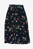 Vintage Black Floral Hunt Club Maxi Skirt (1990s)