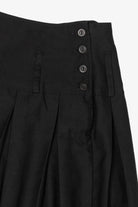 Vintage Lloyd Black Pleated Mini Skirt (1980s)