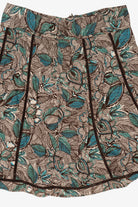 Vintage Brown And Blue St. John's Bay Skirt (1990s)