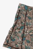 Vintage Brown And Blue St. John's Bay Skirt (1990s)