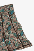 Vintage Brown And Blue St. John's Bay Skirt (1990s)