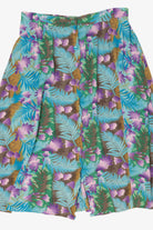 Vintage Blue Sag Harbor Floral Skirt (1990s)