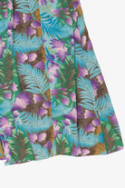Vintage Blue Sag Harbor Floral Skirt (1990s)
