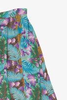 Vintage Blue Sag Harbor Floral Skirt (1990s)