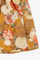 Vintage Orange Tahari Floral Skirty (1990s)