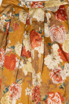Vintage Orange Tahari Floral Skirty (1990s)