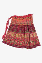 Vintage Red Dagina Wrap Skirt (1990s)