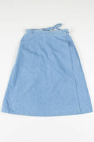 Embroidered Mushrooms Wrap Skirt