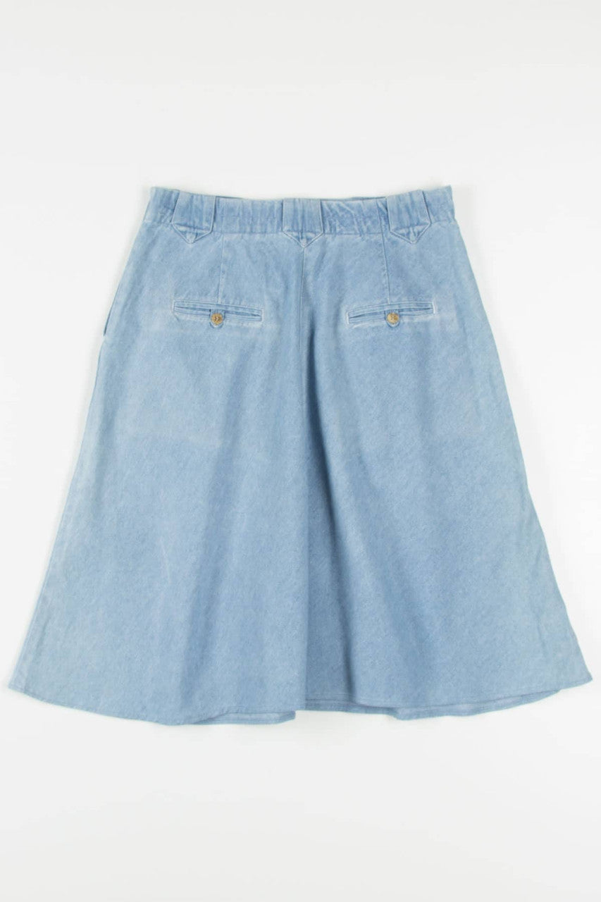 Foxcroft Midi Denim Skirt (sz. 8)