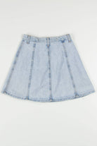 Faded Button Front Skater Skirt (sz. 9)