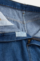 Pleated Detail Wrangler Midi Denim Skirt (sz. 10/11)