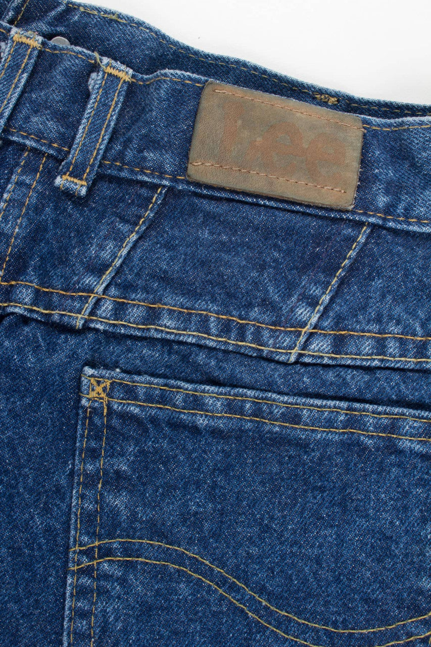 Vintage Lee Midi Denim Skirt (sz. 14)