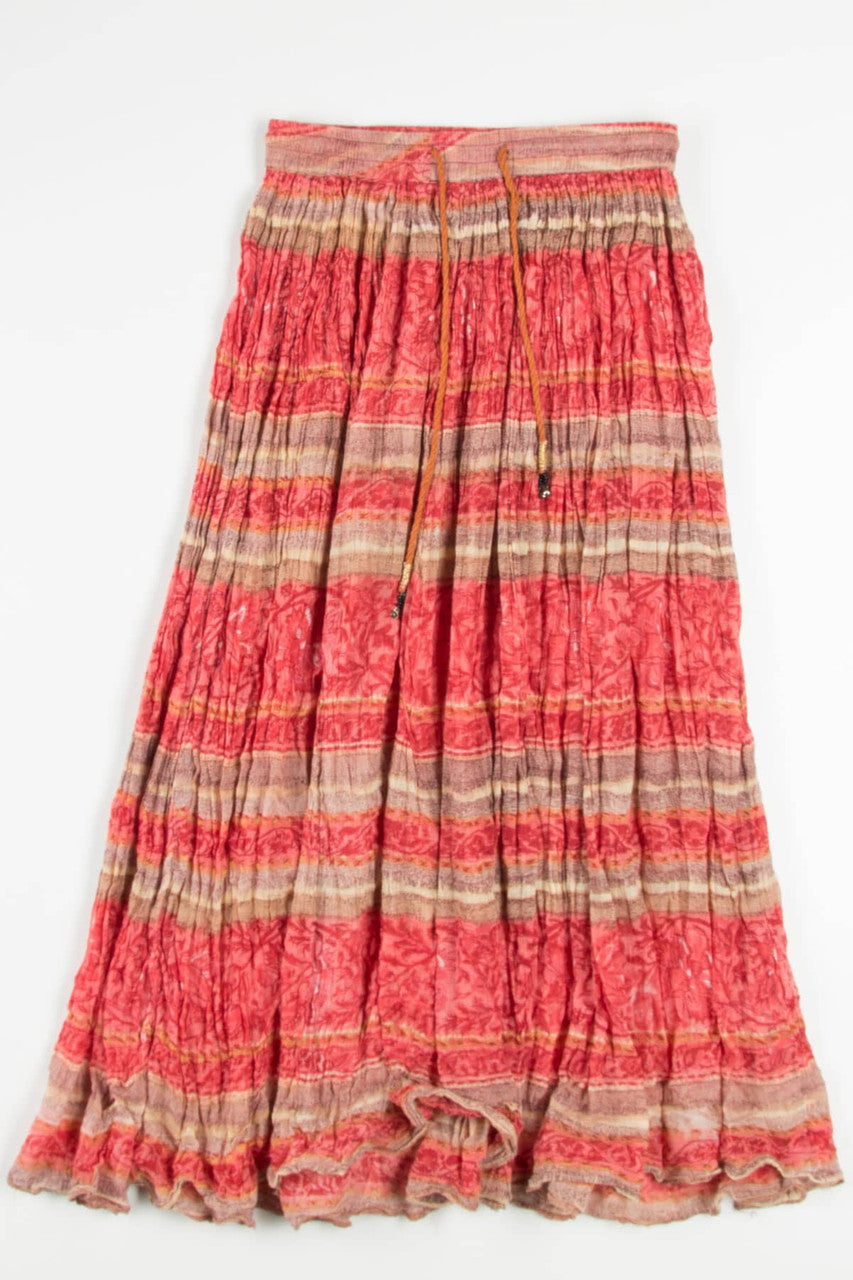 Vintage Hippie Maxi Skirt 492