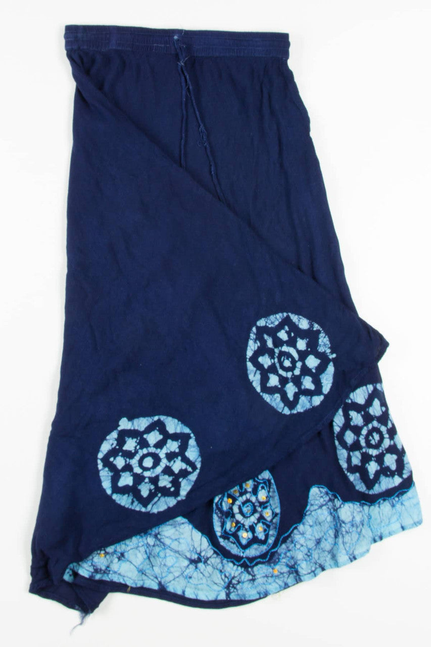 Vintage Crystal Dyed Design Skirt 496