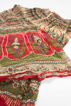 Vintage Crinkle Hippie Maxi Skirt 500