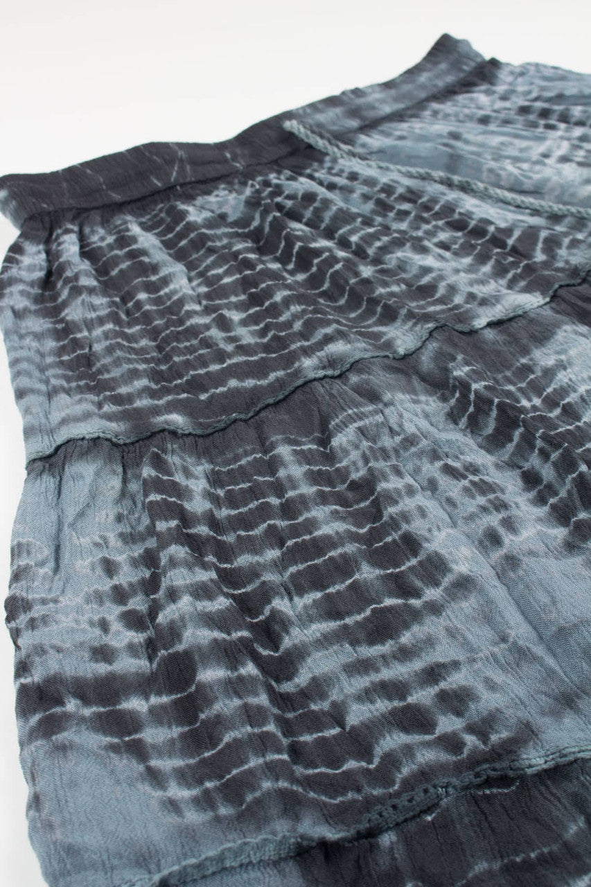 Vintage Tie Dye Hippie Maxi Skirt 503