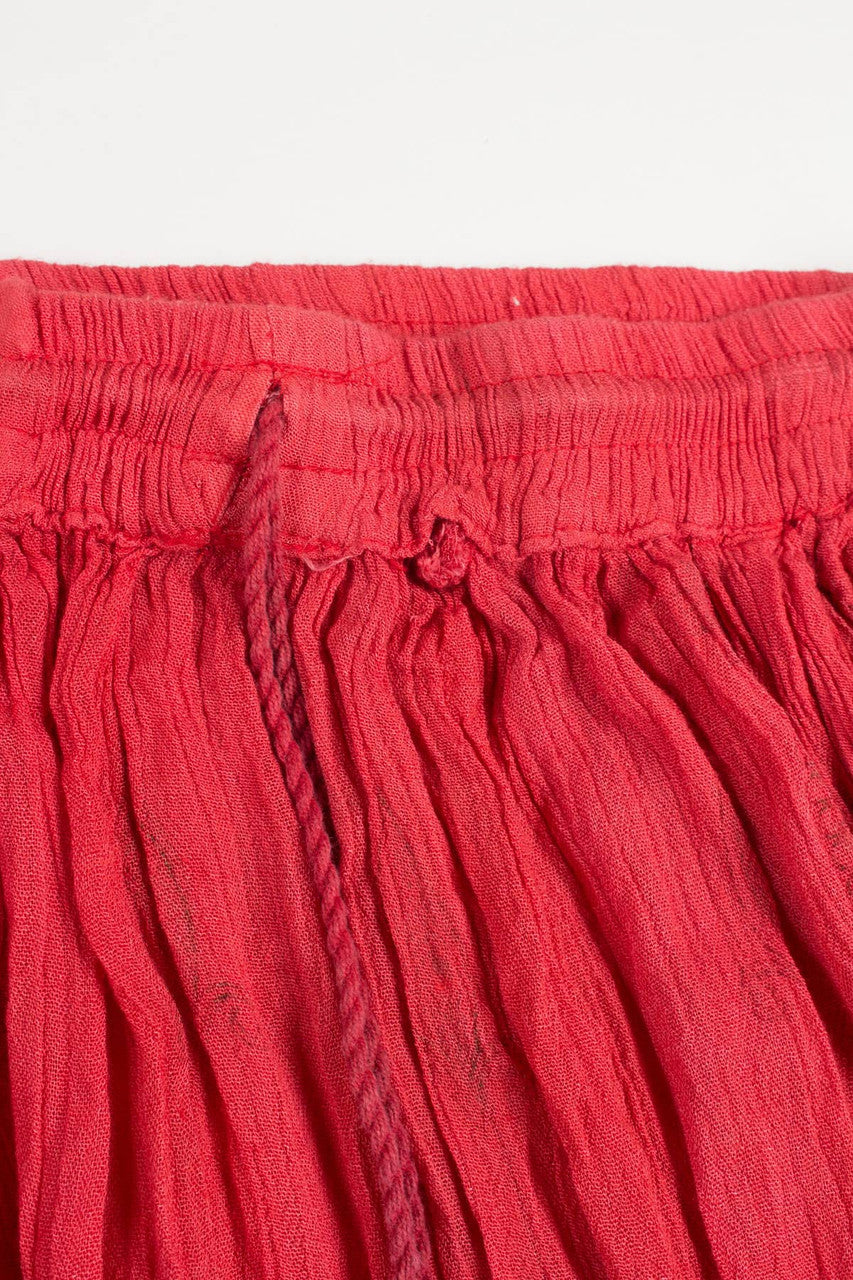 Vintage Crinkle Hippie Maxi Skirt 504