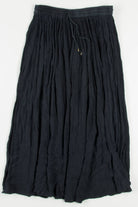 Vintage Black Hippie Maxi Skirt 509