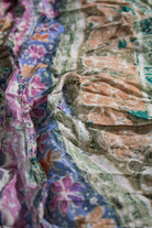 Flower Detailing Vintage Hippie Maxi Skirt