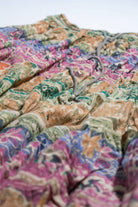 Flower Detailing Vintage Hippie Maxi Skirt