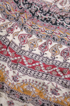 Vintage Elephant Pattern Maxi Skirt