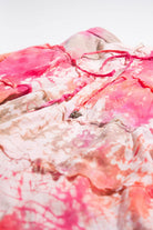 Vintage Pink Tie-Dye Maxi Skirt