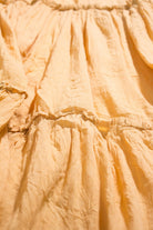 Vintage Yellow Hippie Maxi Skirt