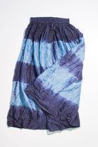 Vintage Blue Tye-Die Maxi Skirt