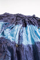 Vintage Blue Tye-Die Maxi Skirt