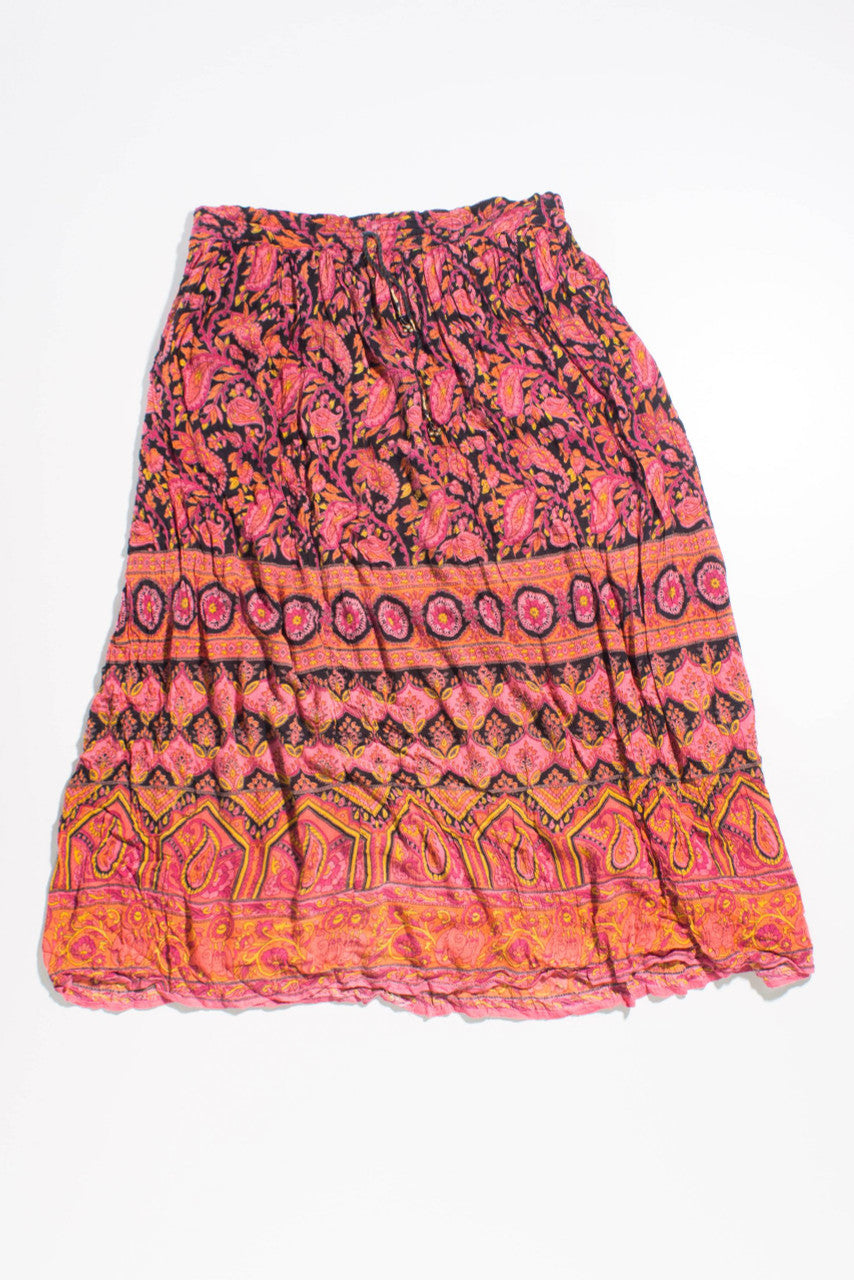 Vintage Intricate Hippie Maxi Skirt