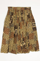 Beaded Detail Patchwork Festival Midi Skirt 552