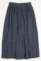 Vintage Plaid Maxi Skirt 553
