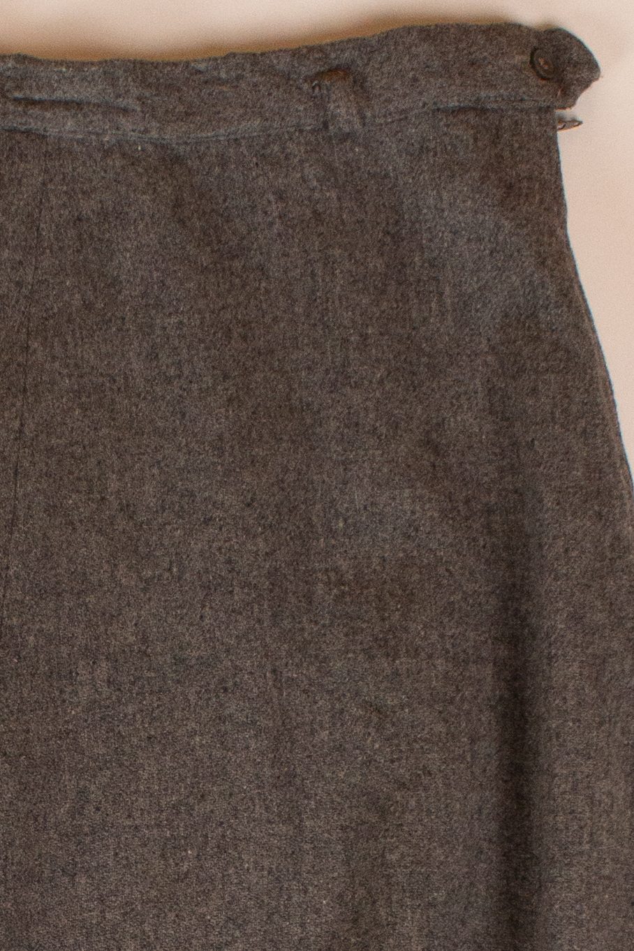 Vintage Gray Summit Wool Skirt (1980s)