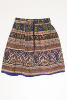 Royal & Green Festival Mini Skirt 577