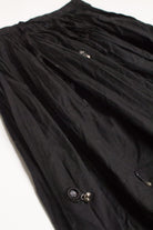 Black Mini Mirrors Festival Maxi Skirt 578