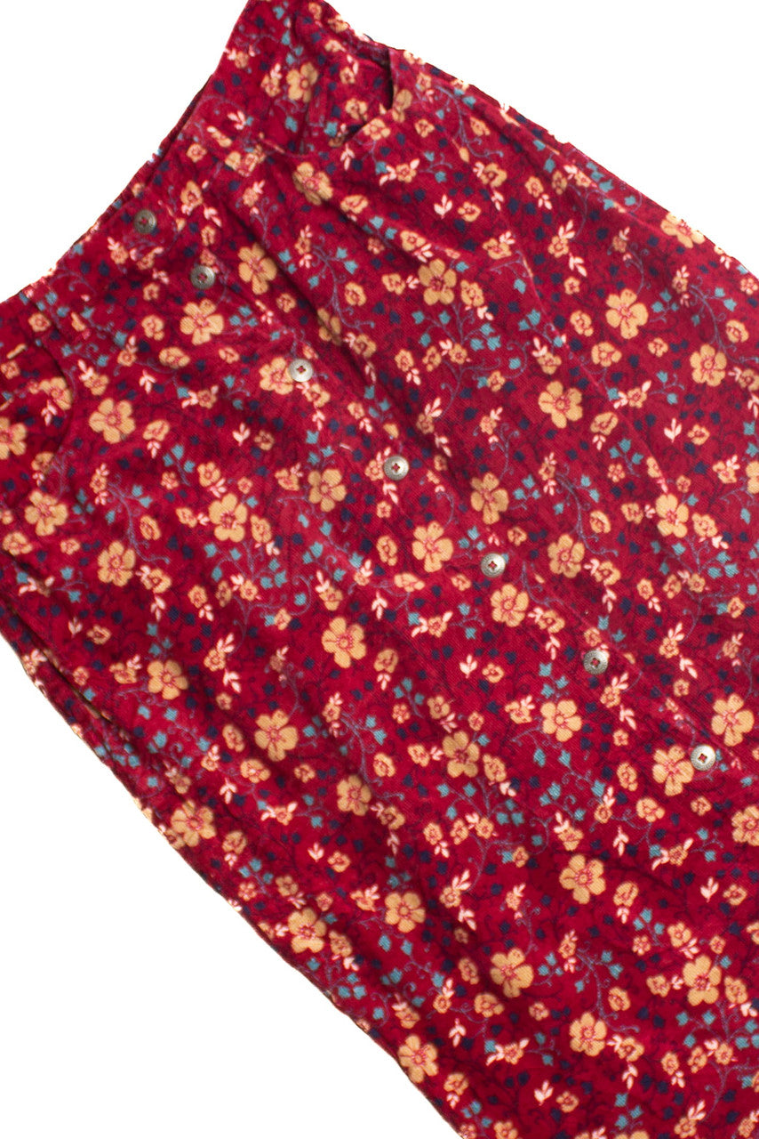 Vintage Bobbie Brooks Floral Skirt (1990s) 637