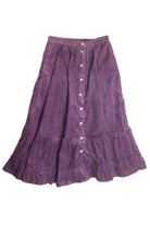 Vintage Purple Maxi  Skirt (1980s) 640