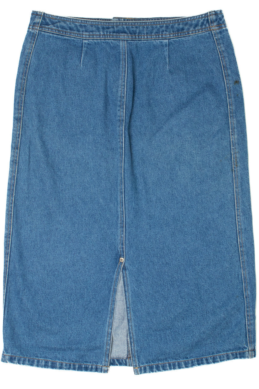 Vintage Sigrid Olson Denim Midi Skirt