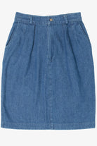 Vintage  Gotcha Covered Denim Midi Skirt