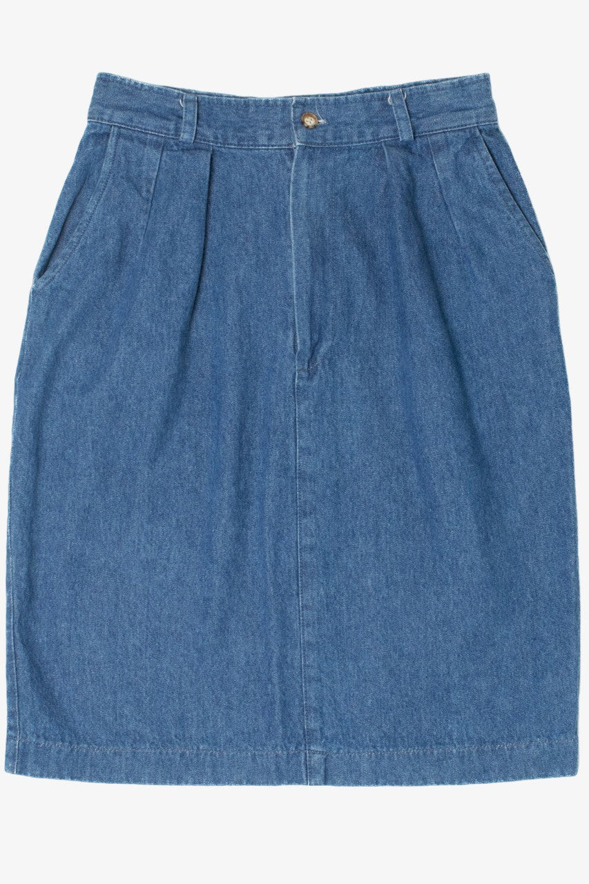 Vintage  Gotcha Covered Denim Midi Skirt