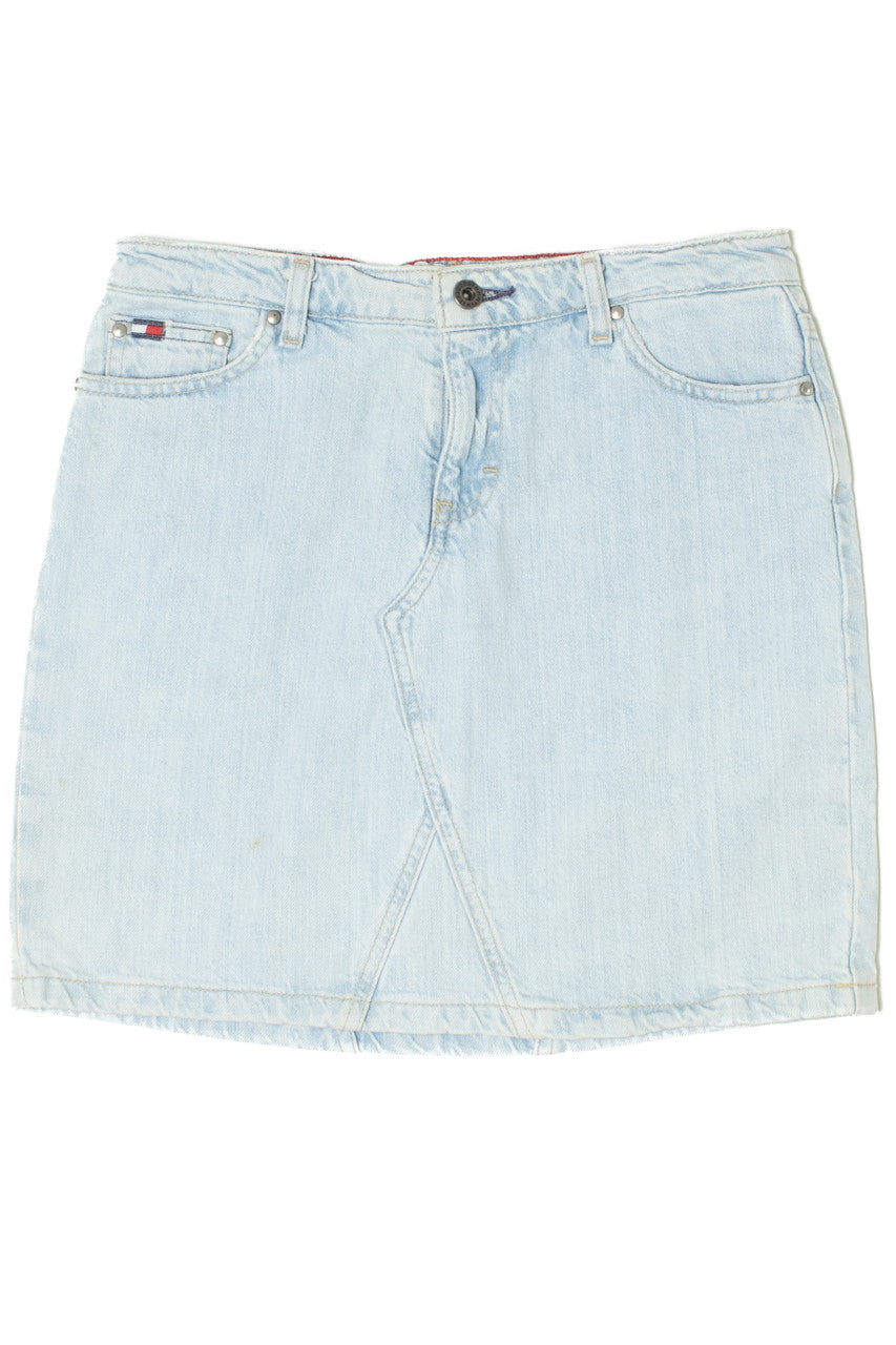Vintage Tommy Hilfiger Light Denim Mini Skirt