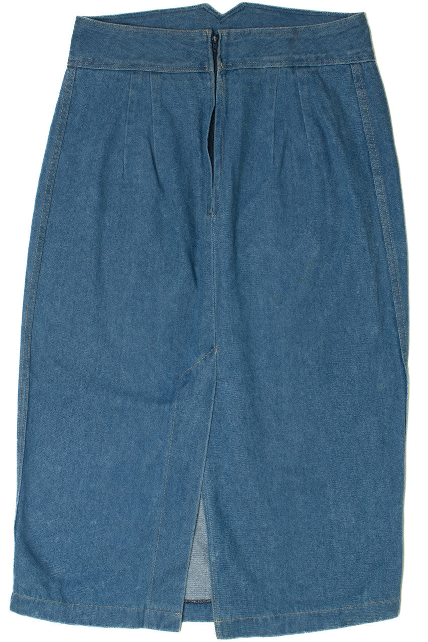 Vintage Rafferty Sport Denim Maxi Skirt