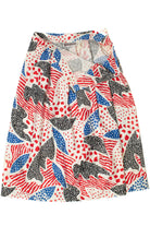Vintage Red White & Blue Maxi Skirt