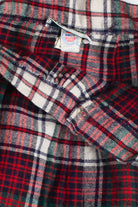 Vintage Plaid Wool Midi Skirt (1980s)