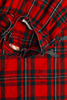 Vintage Plaid Wool Maxi Skirt (80s) 695